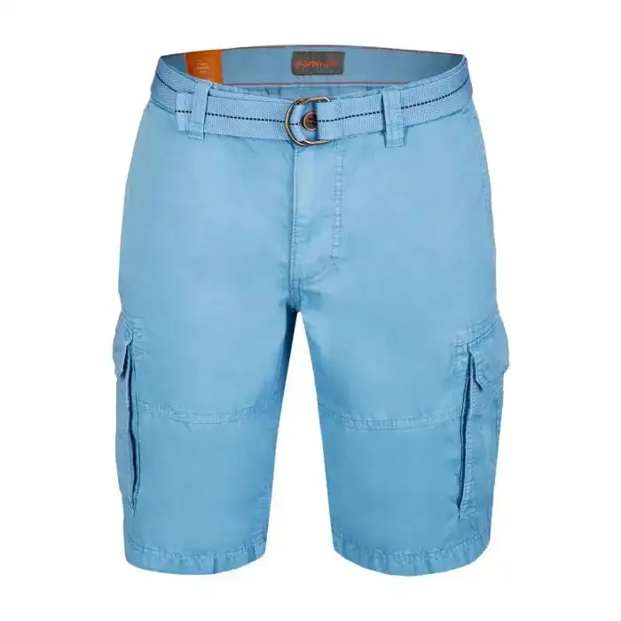 Hattric Mens Cargo Shorts Blue