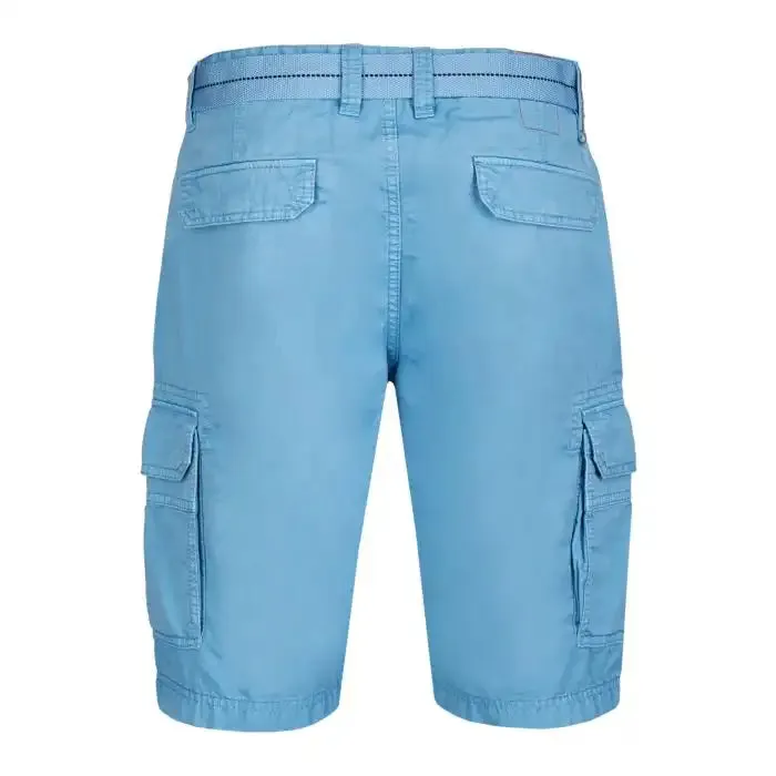 Hattric Mens Cargo Shorts Blue