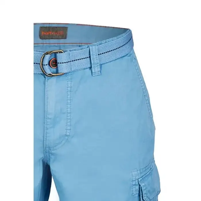 Hattric Mens Cargo Shorts Blue