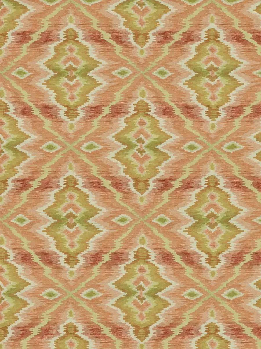 Hiya flamestitch - Coral lime