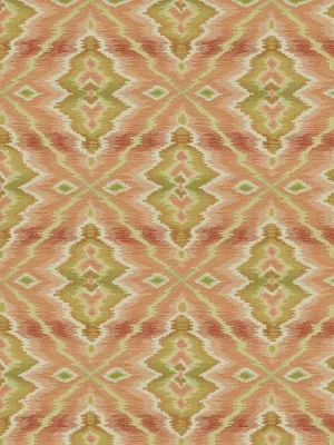 Hiya flamestitch - Coral lime