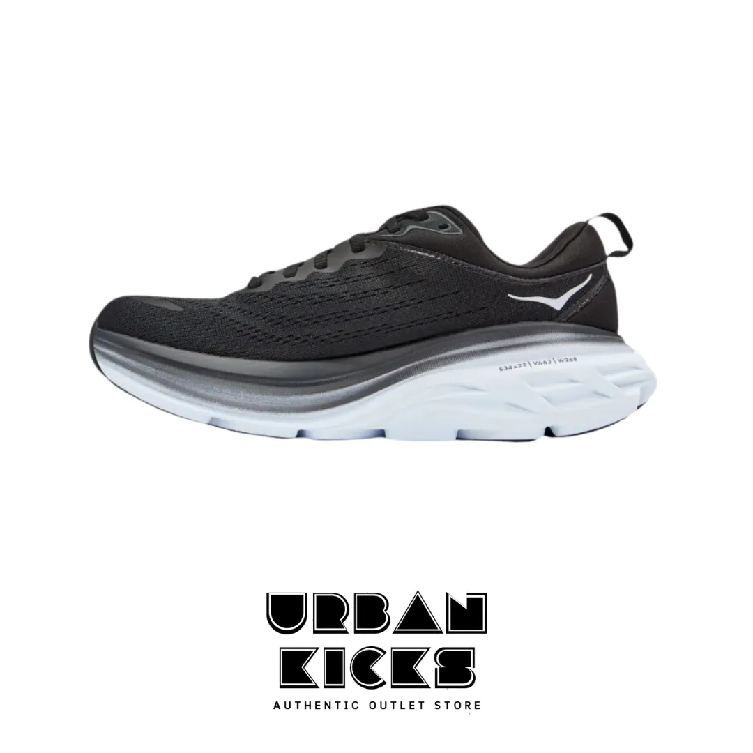 Hoka Bondi 8 Black/White
