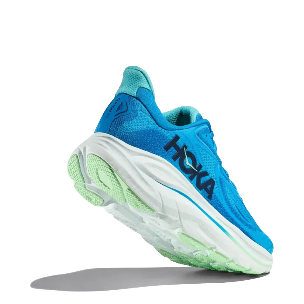 Hoka Men's Clifton 10 Sneaker in Hoka Blue/Skyward Blue