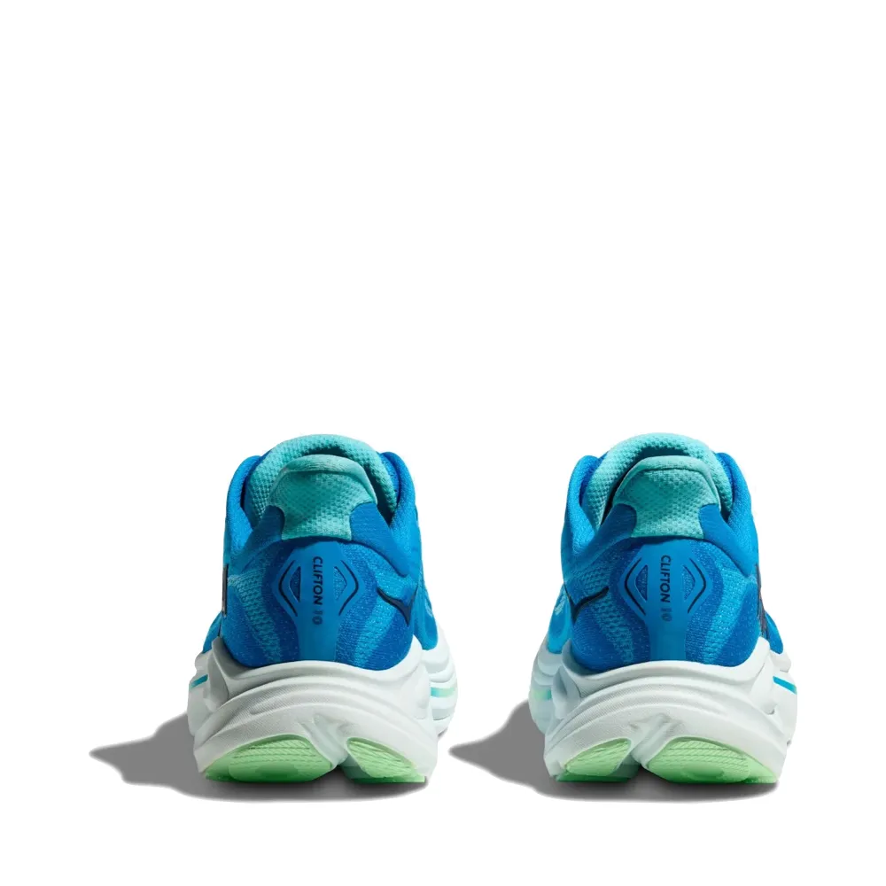 Hoka Men's Clifton 10 Sneaker in Hoka Blue/Skyward Blue