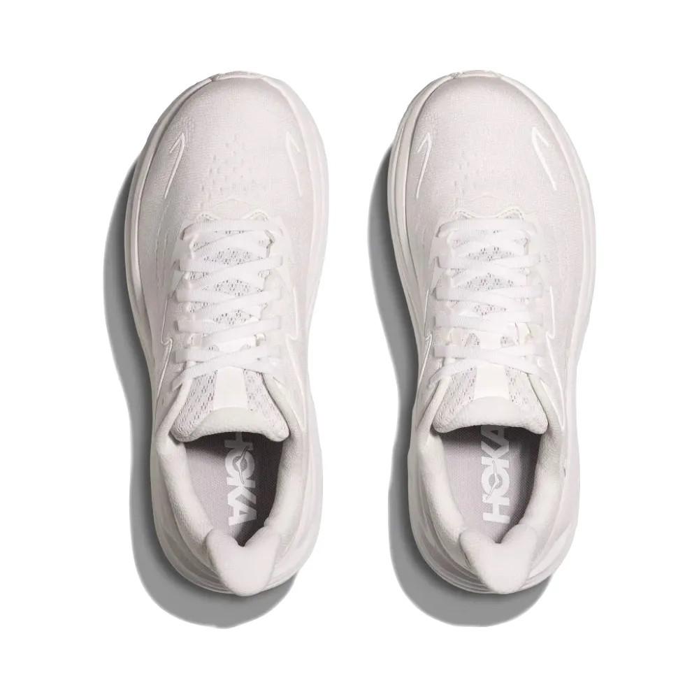 Hoka Women's Clifton 10 Sneaker in White/White