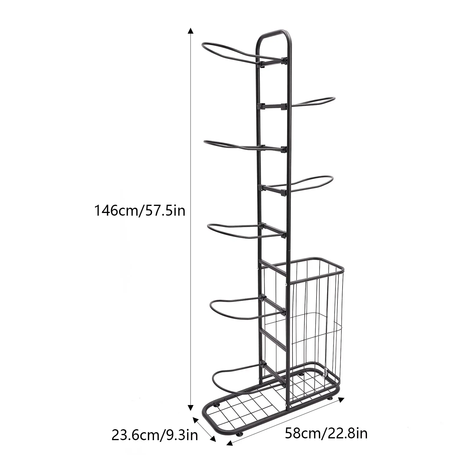 Household Kid's Ball Storage Rack