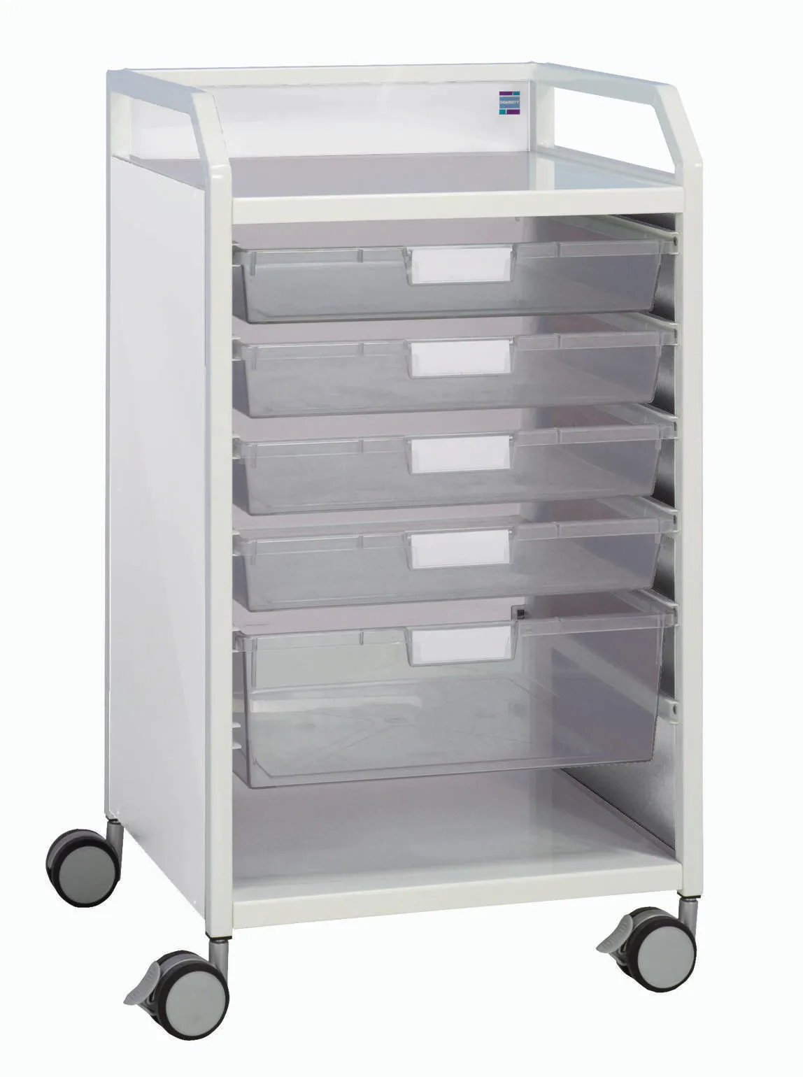 Howarth Easy Clean Five Draw Trolley