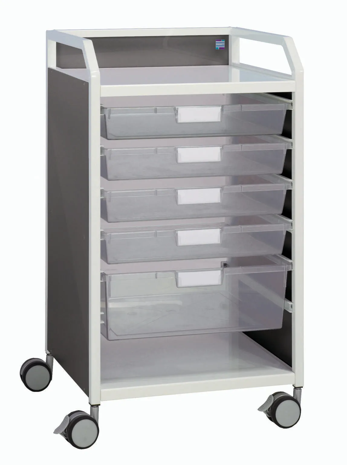 Howarth Easy Clean Five Draw Trolley