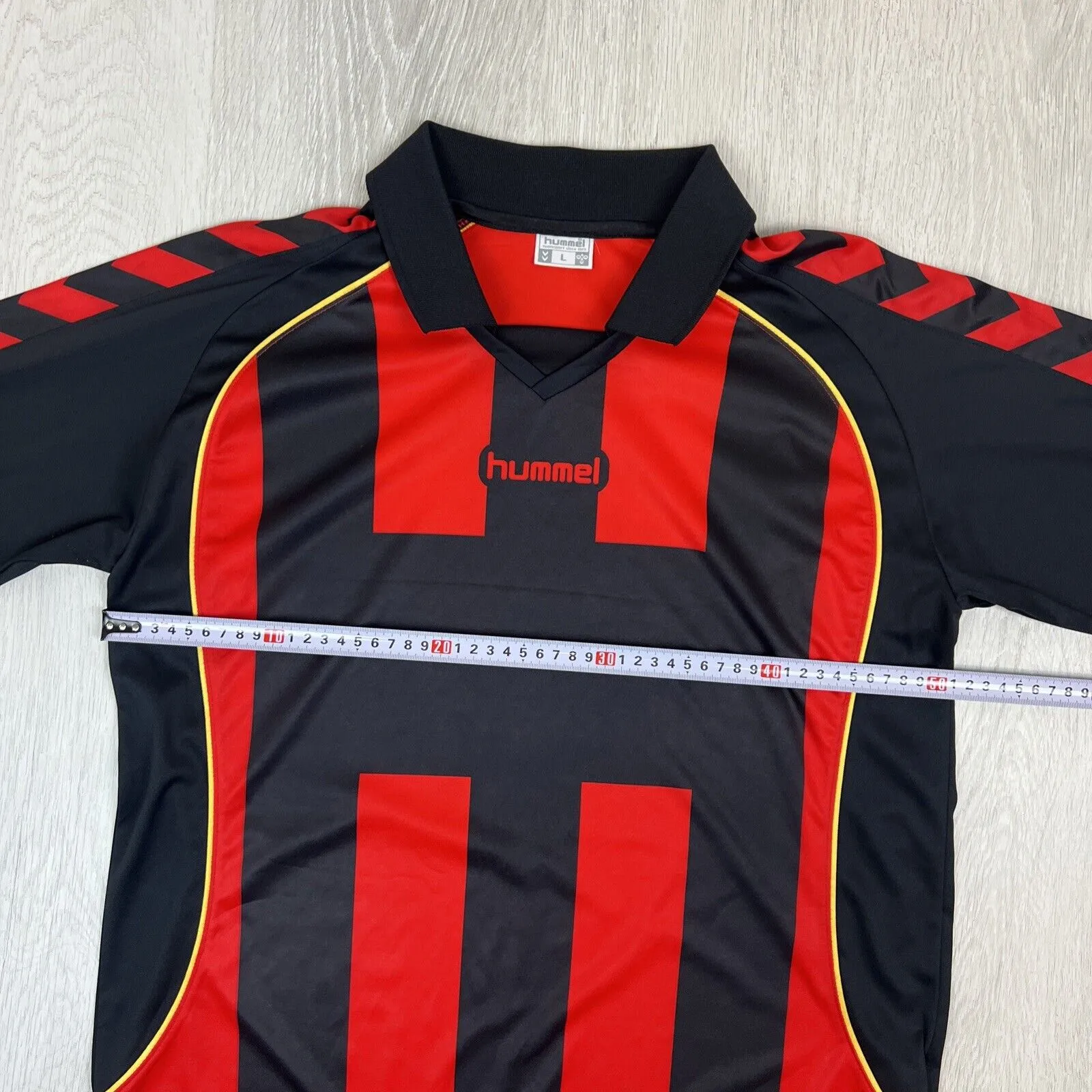 Hummel Mens Long Sleeve Soccer Jersey Size Large
