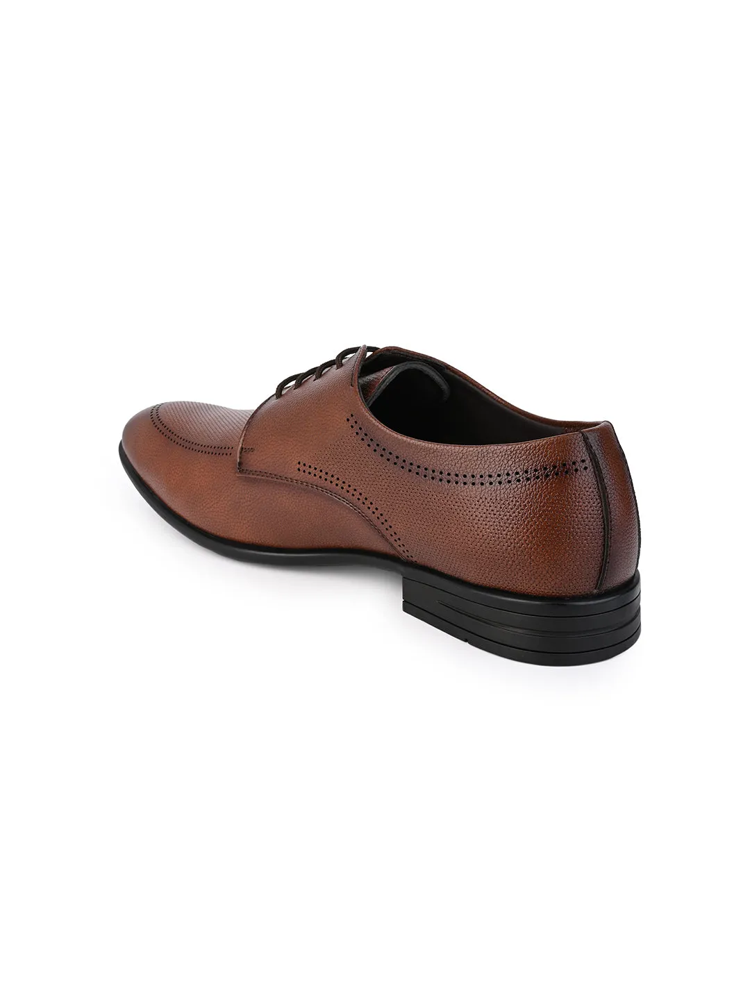 Hydes N Hues Men Brown Lace-ups with Black Sole