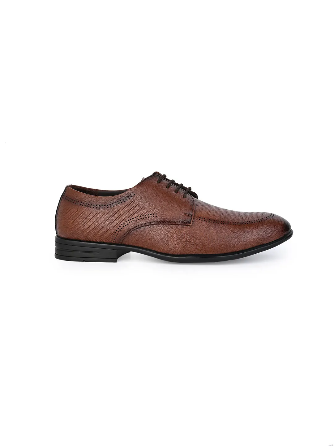 Hydes N Hues Men Brown Lace-ups with Black Sole