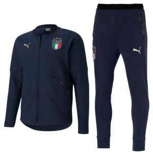 Italy navy Casual presentation Soccer tracksuit 2020/21 - Puma