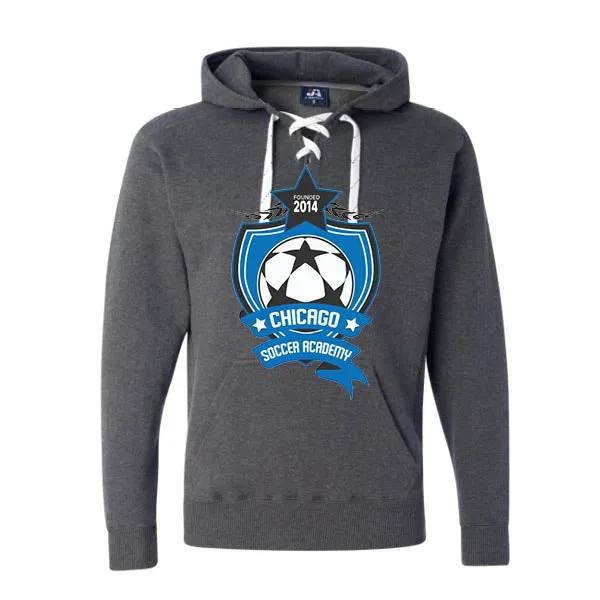 J American Sport Laced Hoodies Chicago Soccer Academy