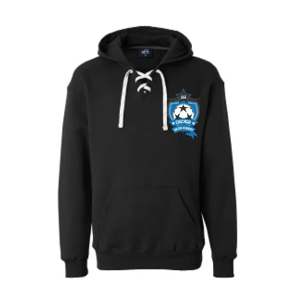 J American Sport Laced Hoodies Chicago Soccer Academy