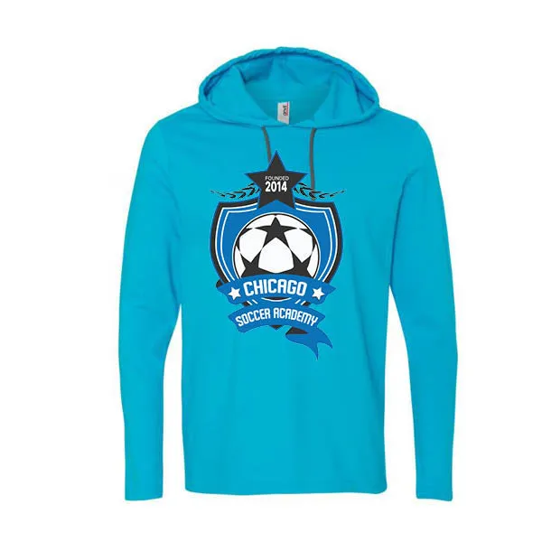 J American Sport Laced Hoodies Chicago Soccer Academy