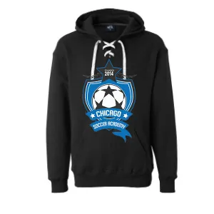 J American Sport Laced Hoodies Chicago Soccer Academy