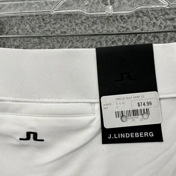 J. Lindeberg Amelie Golf Skirt 12&quot; Skort Athletic Athleisure Tennis Women Large