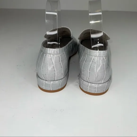 Jeffery Campbell Marko Gray Crocodile Loafer 7.5