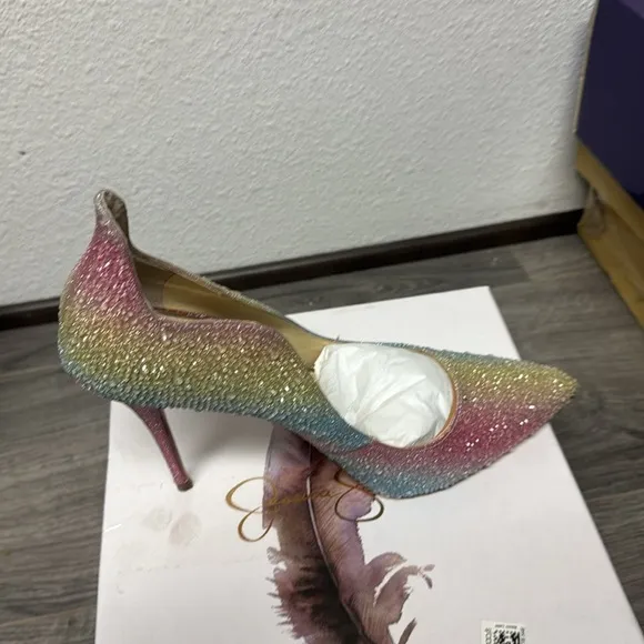 Jessica Simpson Wayva High Heel Multicolor Gradient Women's Heels