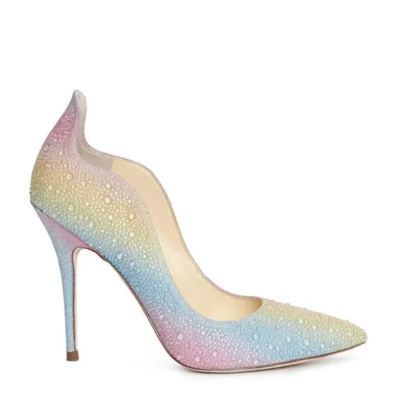 Jessica Simpson Wayva High Heel Multicolor Gradient Women's Heels