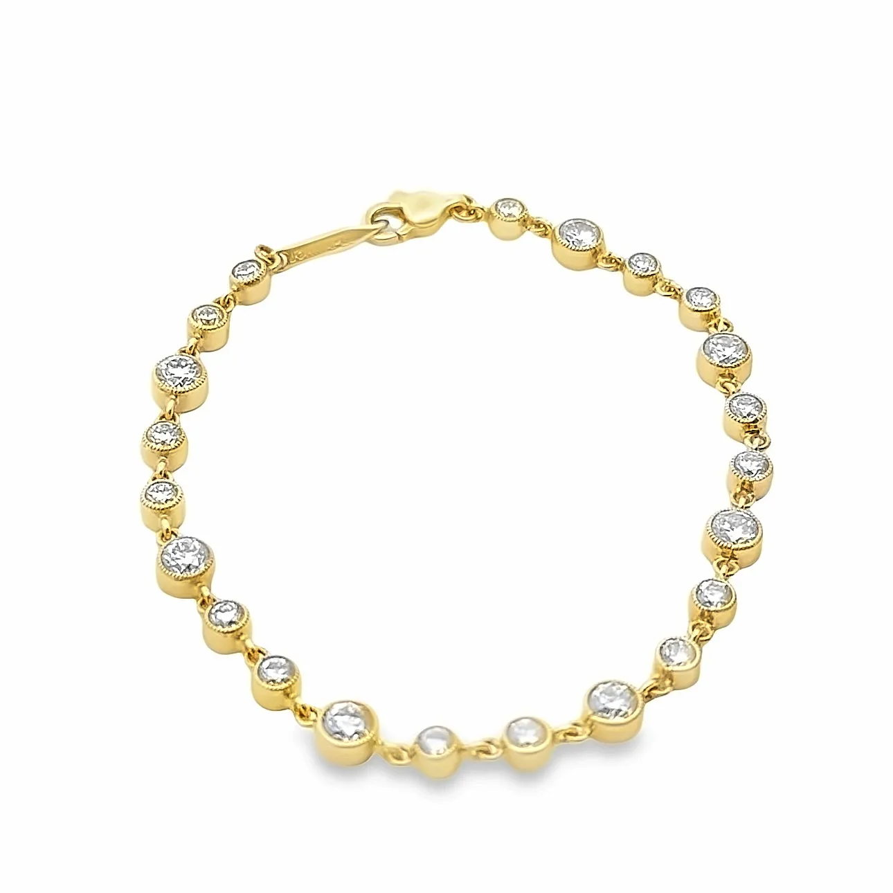 John Apel Diamond Tennis Bracelet
