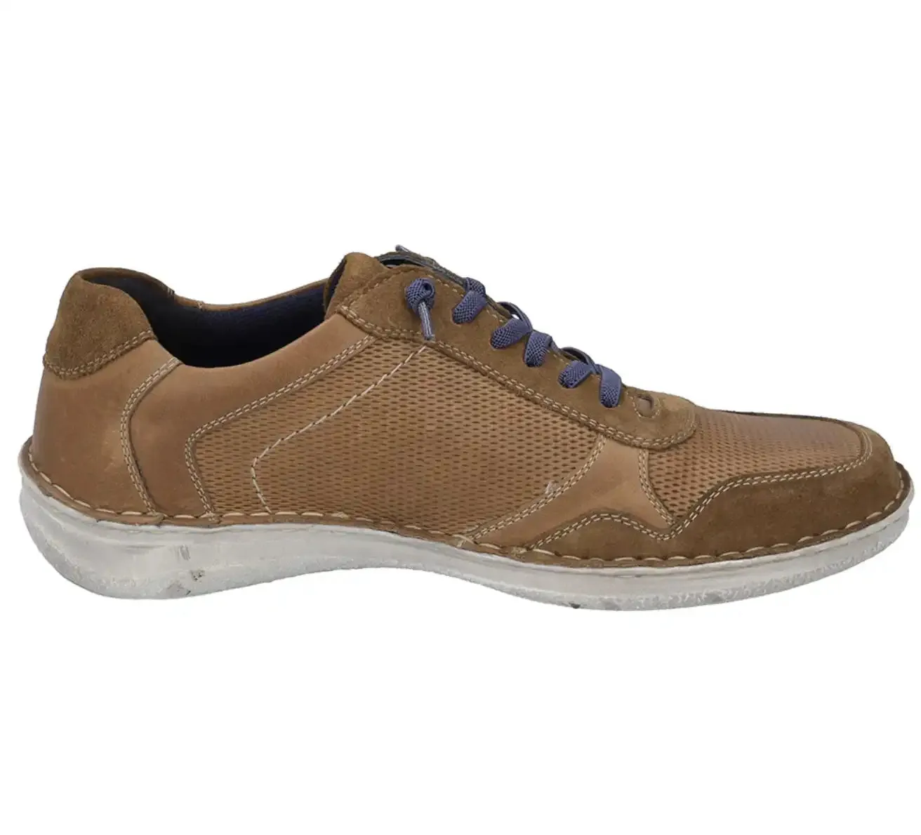 Josef Seibel Men's Anvers 97 Castagne Leather Elasticated Shoes