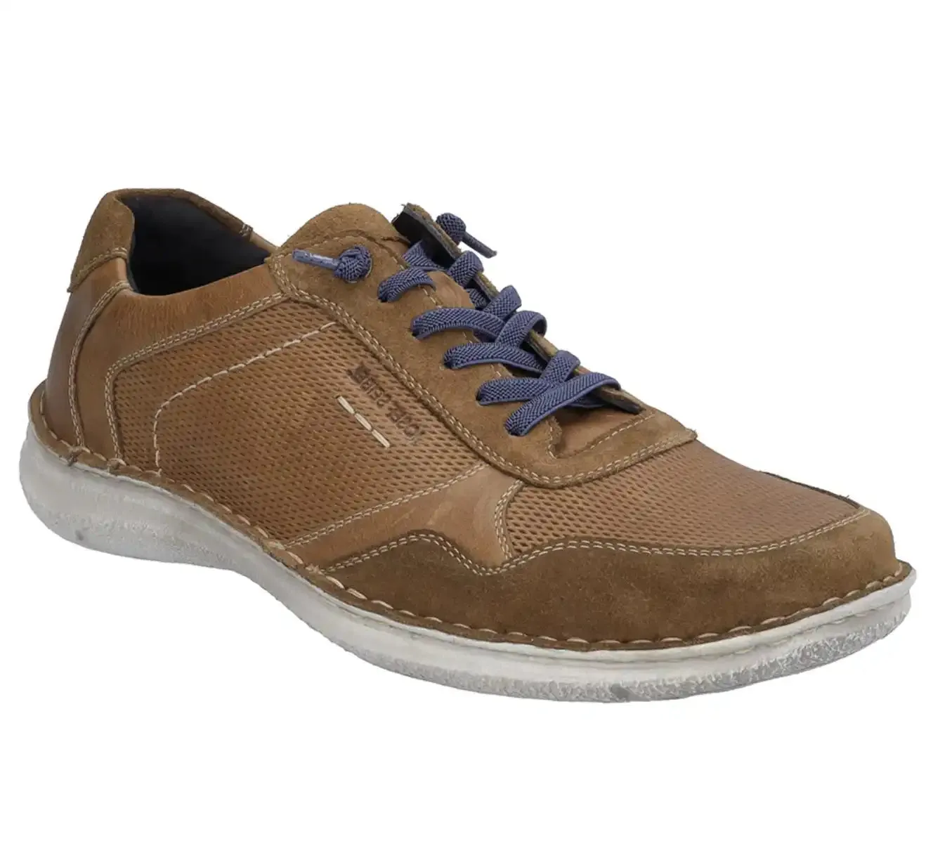 Josef Seibel Men's Anvers 97 Castagne Leather Elasticated Shoes