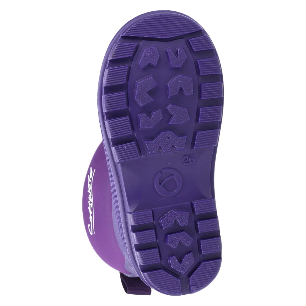 Junior Hilly Neoprene Wellingtons Boots Purple