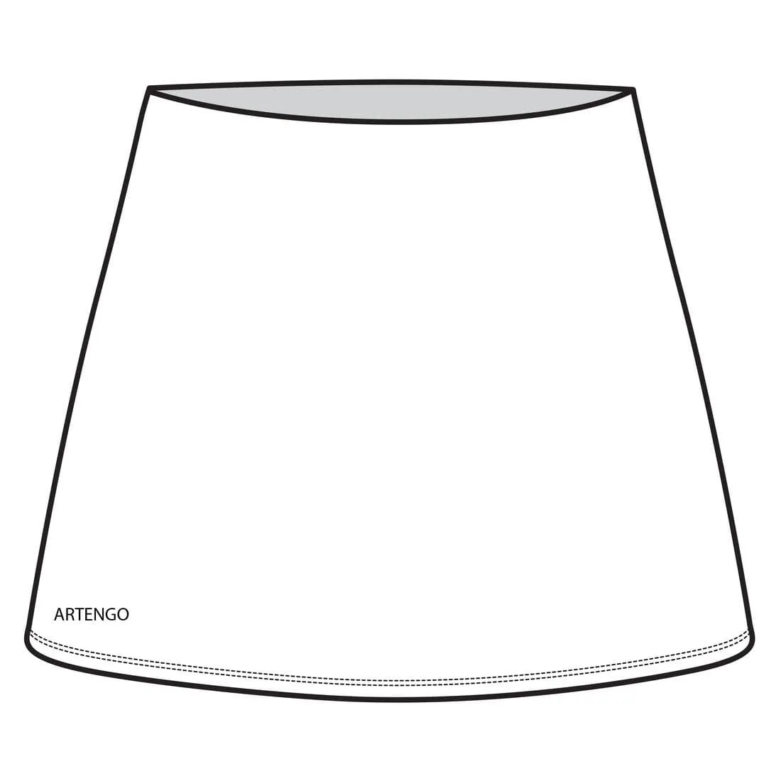 Jupe tennis dry femme - Essentiel 100