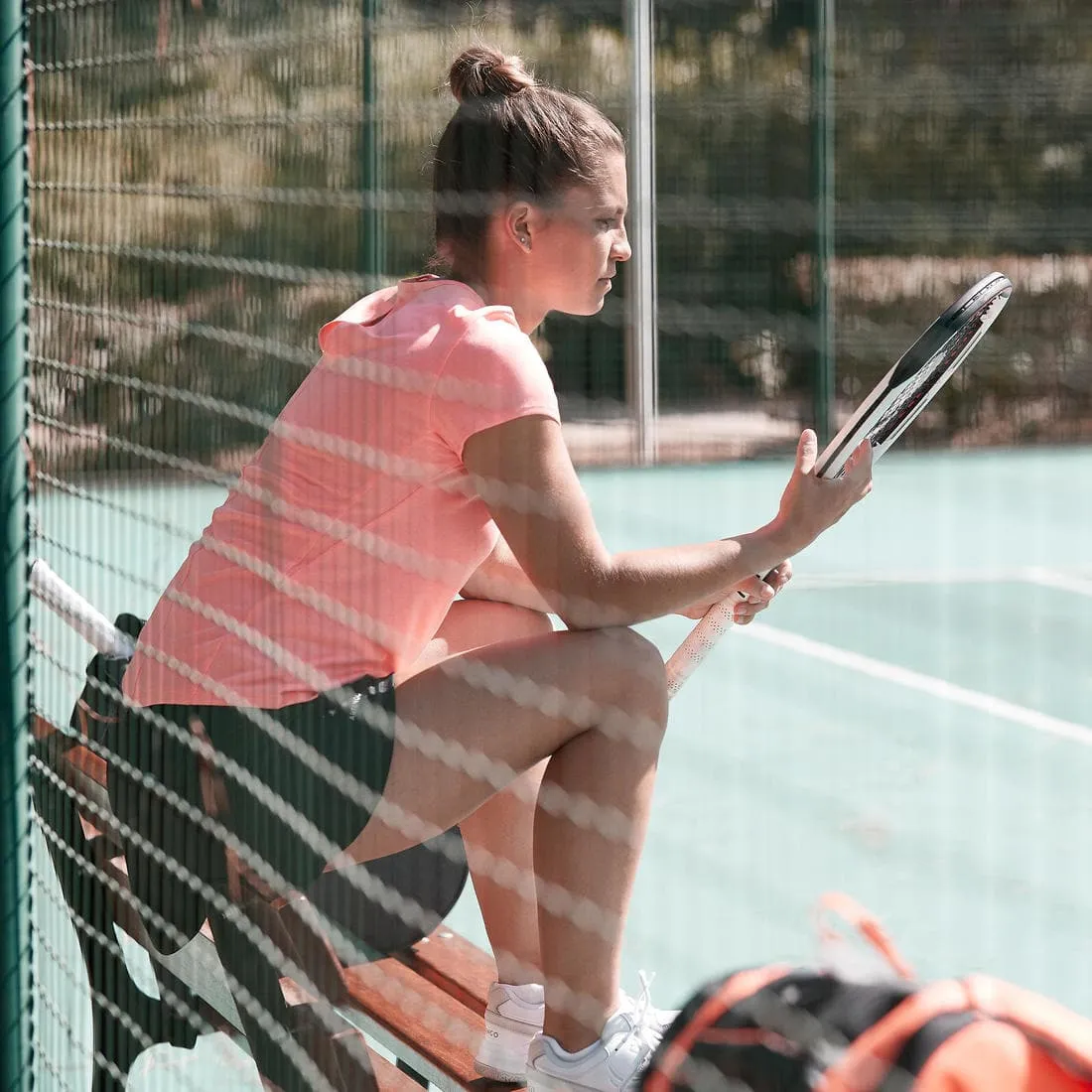 Jupe tennis dry femme - Essentiel 100