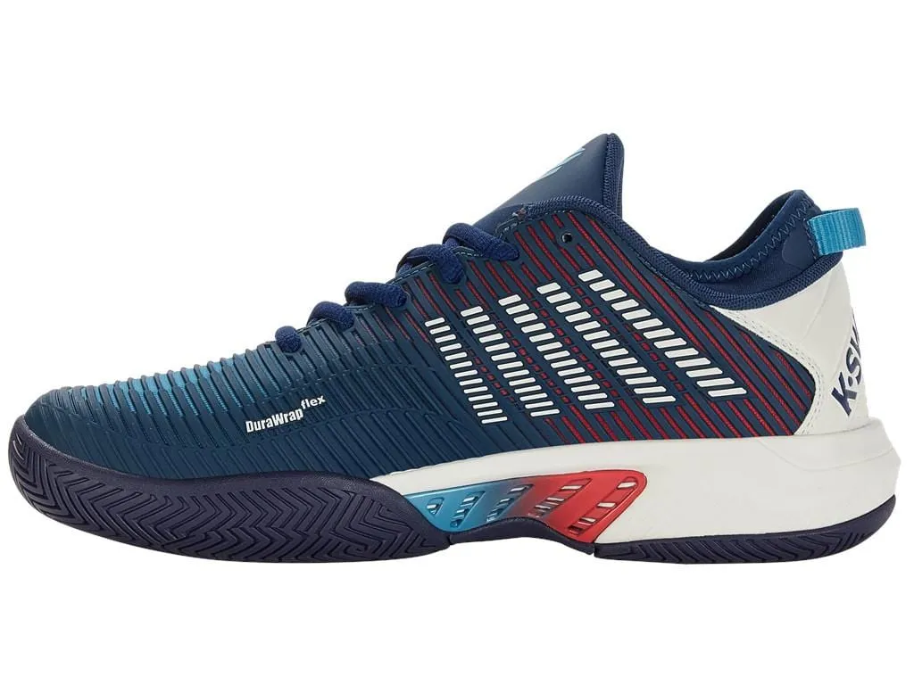K-Swiss Hypercourt Supreme Mens Tennis Shoes - Blue Opal / White / Lollipop