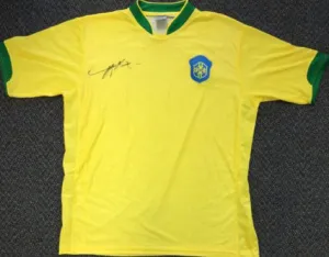 Kaka Signed Autographed Brazil Soccer Jersey (PSA/DNA COA)