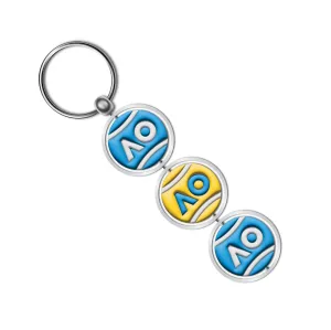 Keyring 3 Spinning Tennis Ball