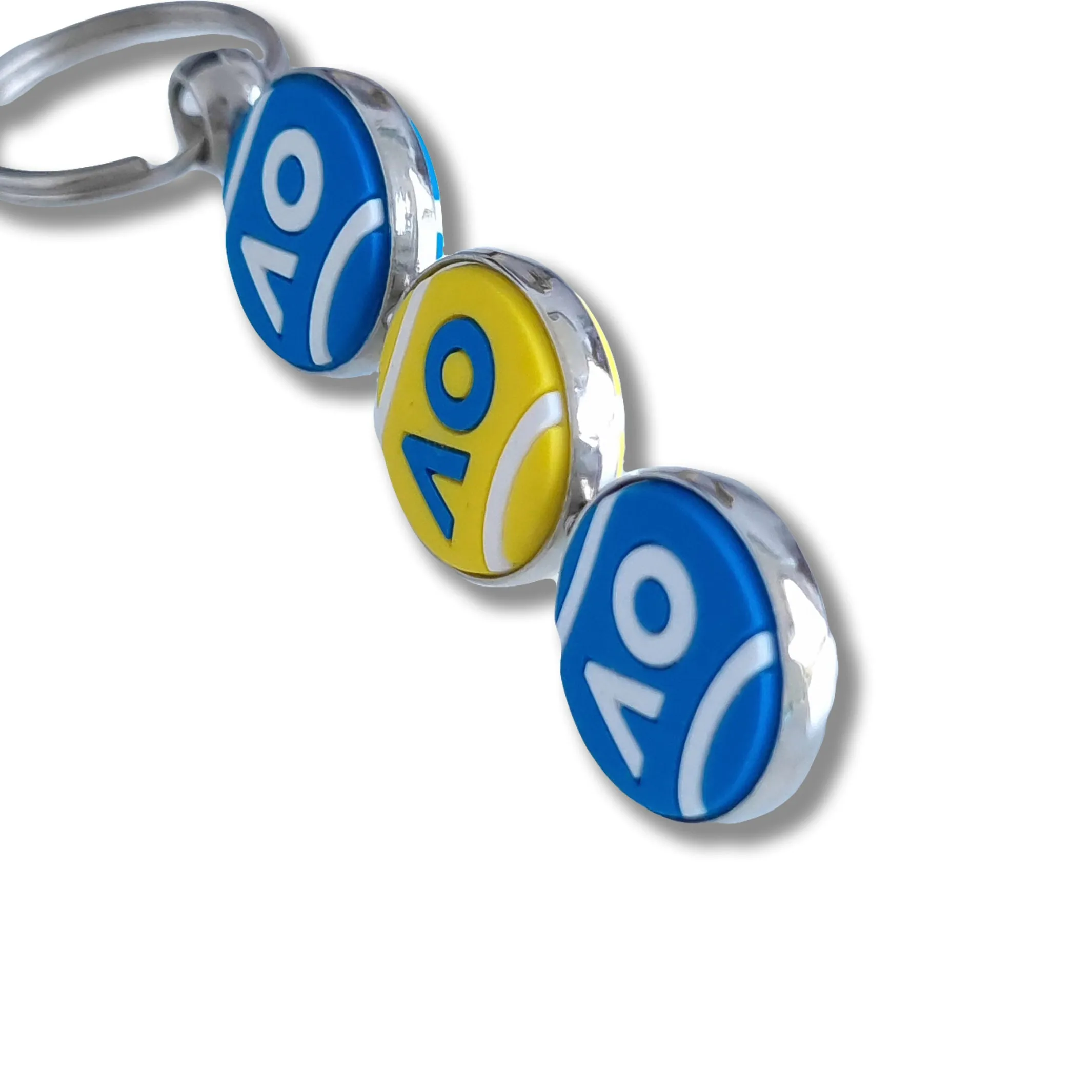 Keyring 3 Spinning Tennis Ball