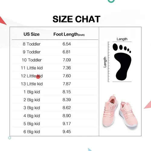 Kids Sneakers Running Tennis Athletic Shoes Pink -- KKomeforme