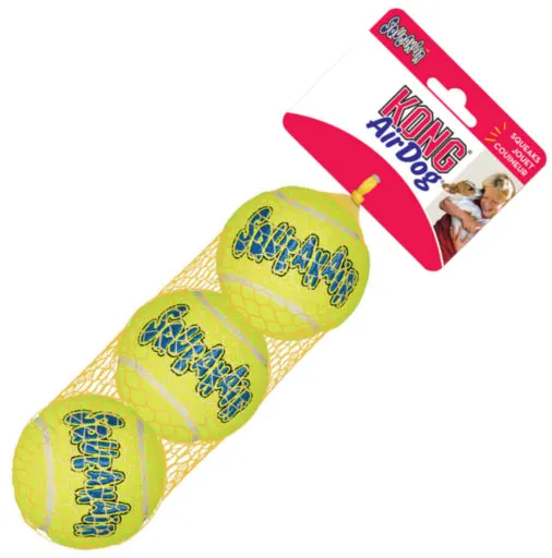 Kong SqueakAir Balls Dog Toy, 3-pack