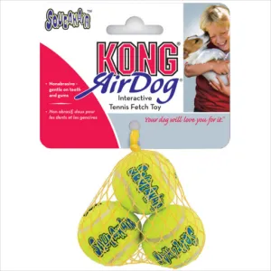 Kong SqueakAir Balls Dog Toy, 3-pack