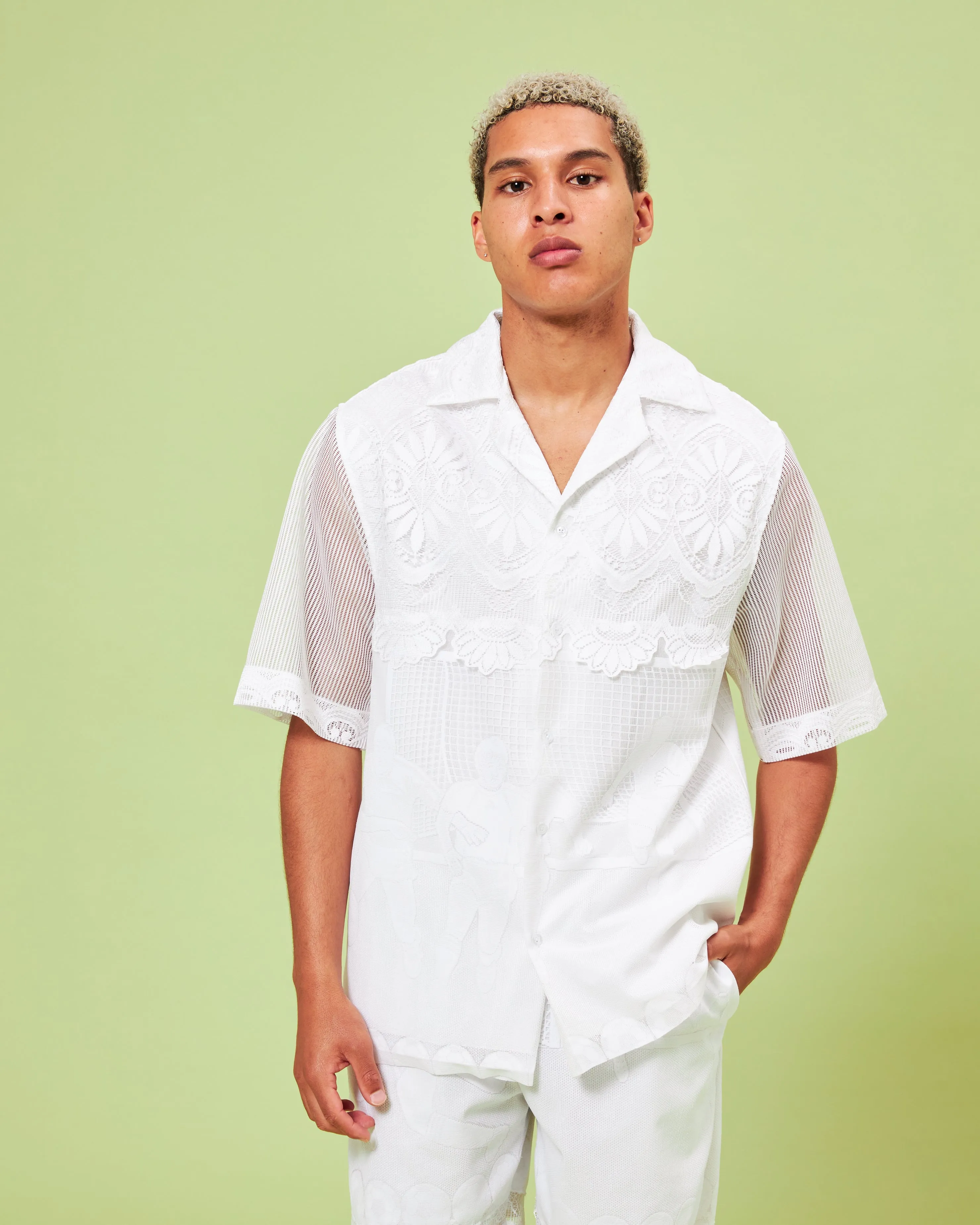 Lace Resort Shirt