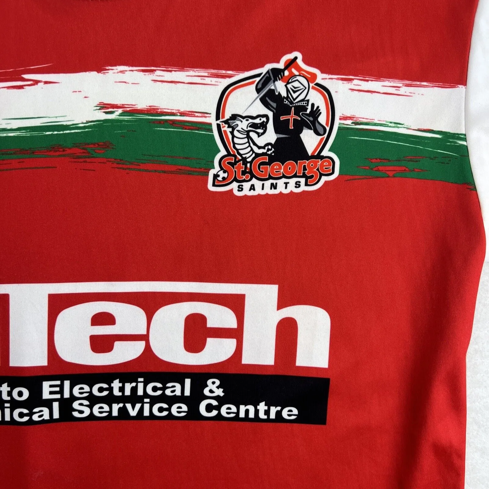 Legea Mens St.George Saints Football Club Soccer Jersey Size M