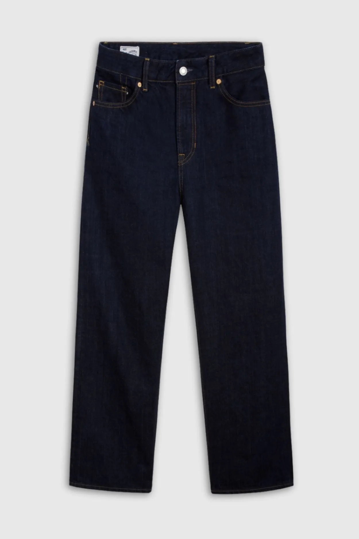 LIORA CROPPED SELVAGE | CLEAN EASY FADE INDIGO RINSE
