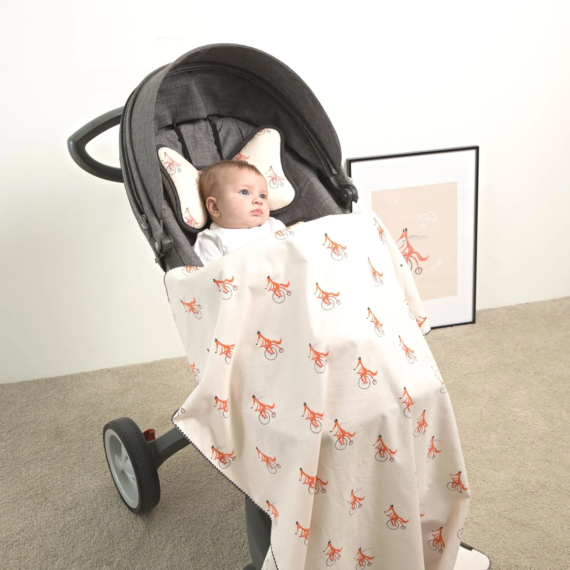 Little Fennec 3D Air Mesh Stroller Seat Liner