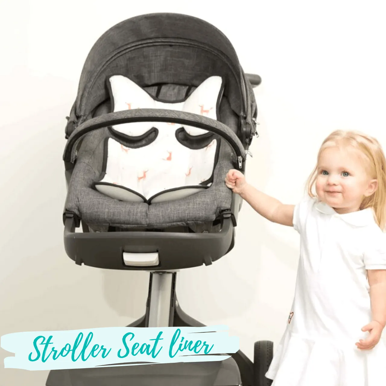Little Fennec 3D Air Mesh Stroller Seat Liner