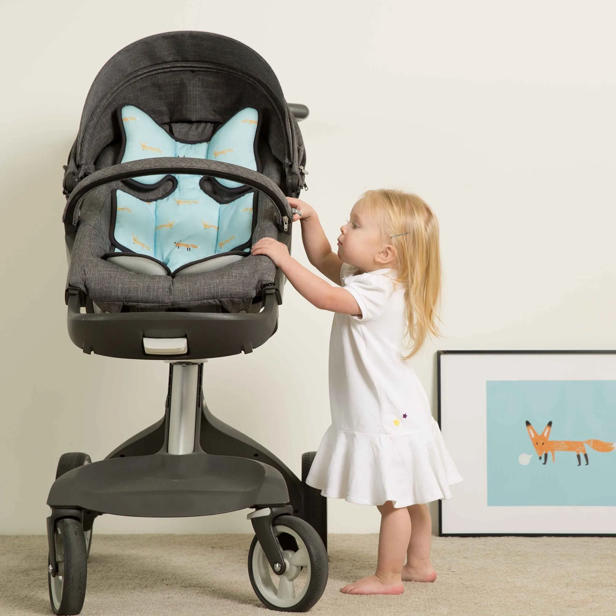 Little Fennec 3D Air Mesh Stroller Seat Liner