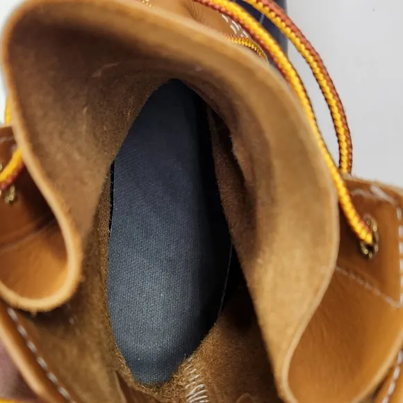 L.L. BEAN Womans Bean Duck Boots 8&quot; Tan Size 6