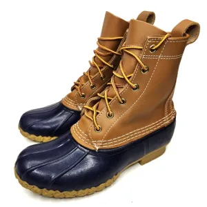 L.L. BEAN Womans Bean Duck Boots 8&quot; Tan Size 6