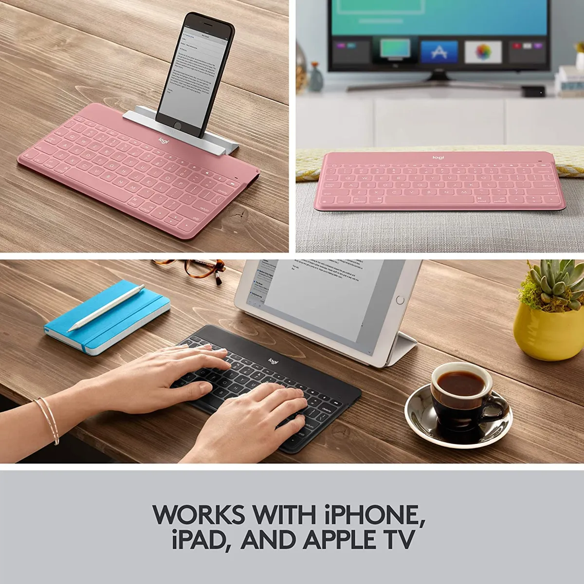 Logitech Keys-To-Go BT Keyboard With Stand