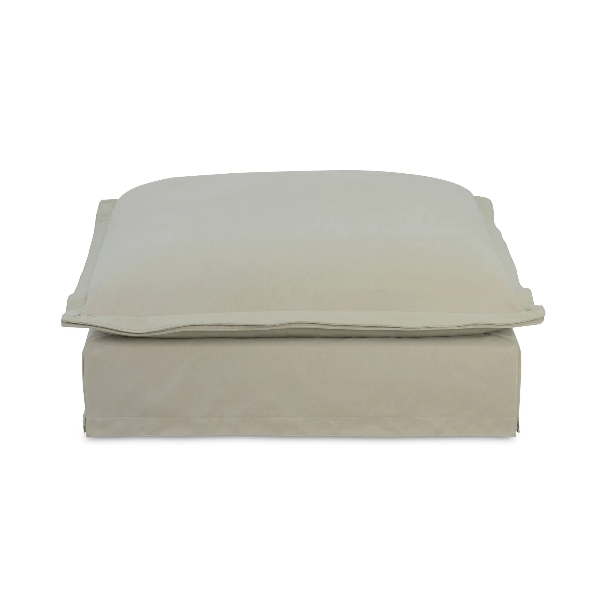 Luxe Lounger Performance Fabric Ottoman