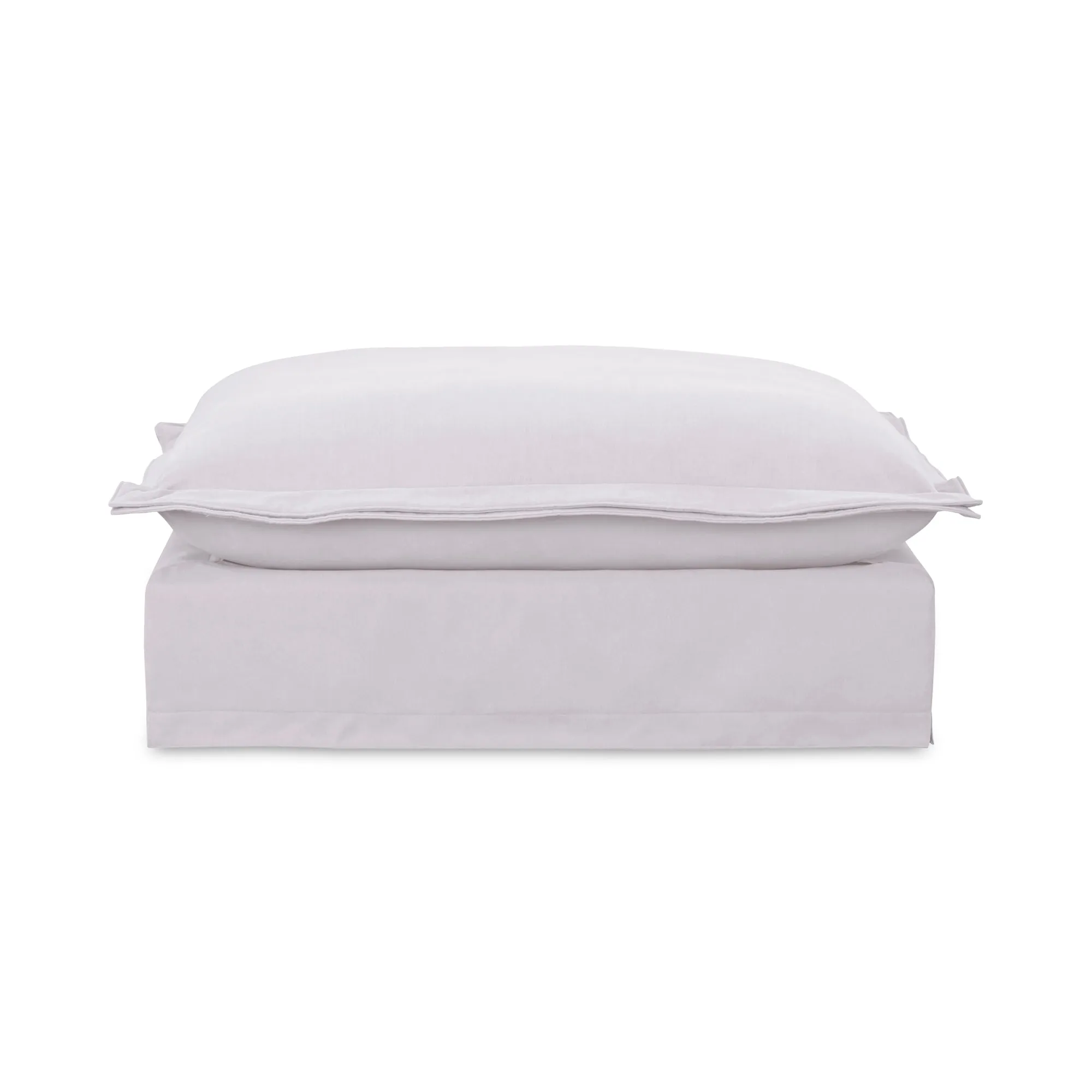 Luxe Lounger Performance Fabric Ottoman