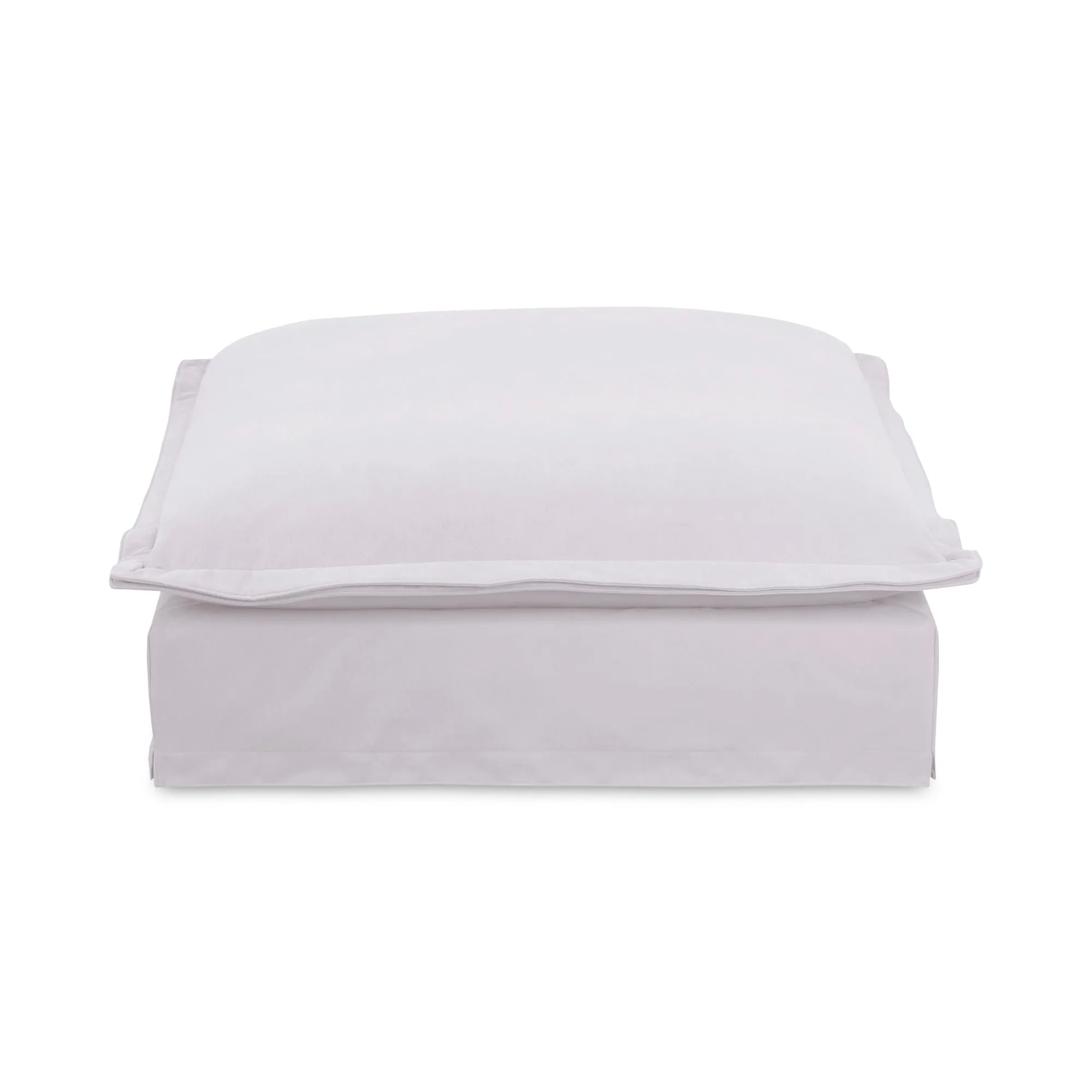Luxe Lounger Performance Fabric Ottoman