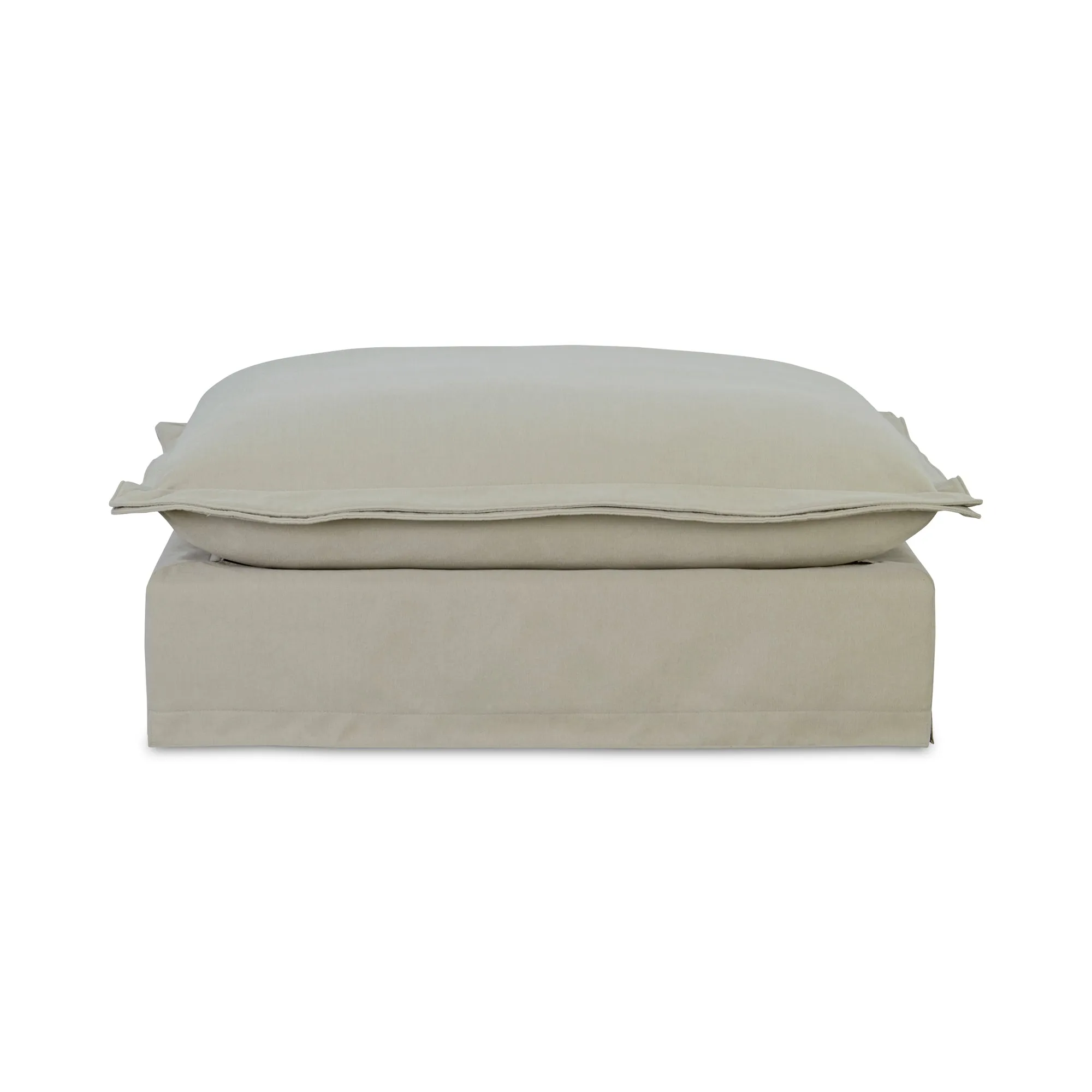 Luxe Lounger Performance Fabric Ottoman